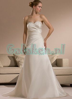 A-lijn liefje hals Trouwjurken